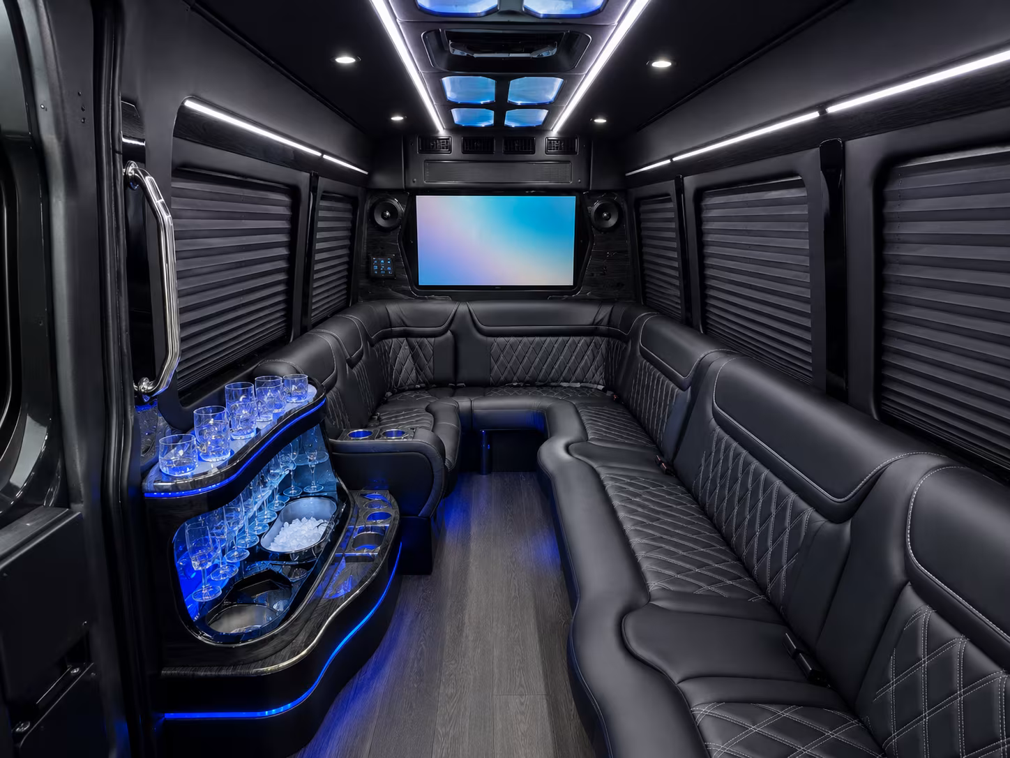 st petersburg 30 passenger party bus interior