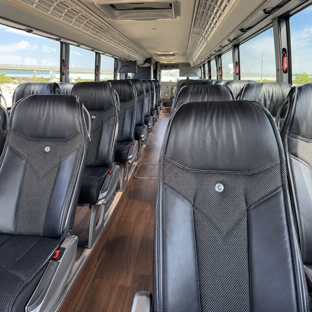 st petersburg charter bus interior