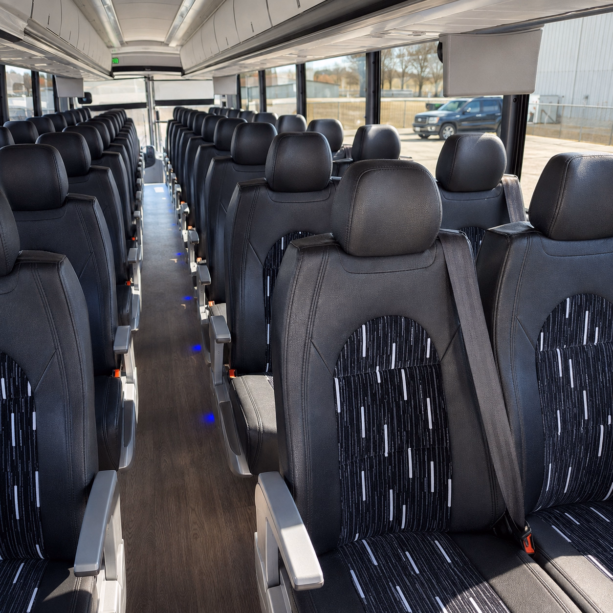 st petersburg charter bus services inside