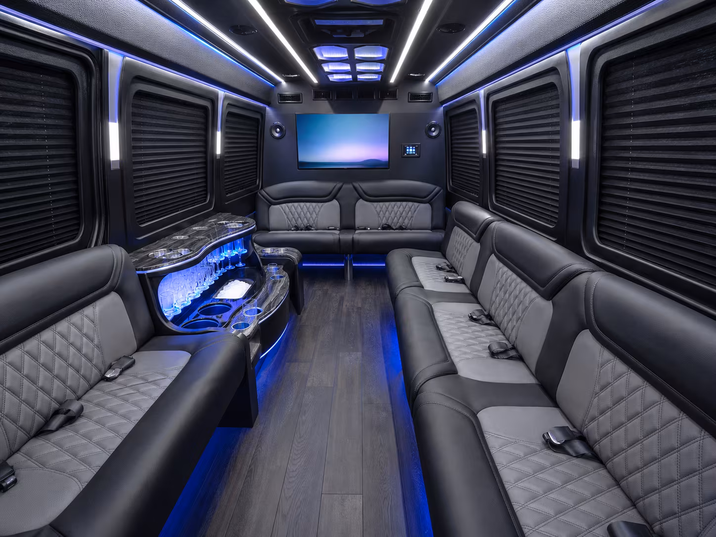 st petersburg party bus interior